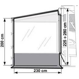 Fiamma Seitenteil SIDE PRO W F45