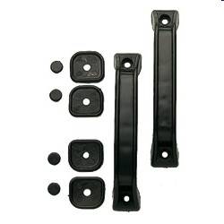 Rangiergriff aus Kunststoff 145 mm Bohrabstand schwarz