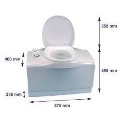 Thetford Cassettentoilette C402 C, rechts, bianco