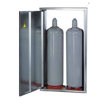Gas Flaschen Schrank f�r zwei 33 kg Flaschen