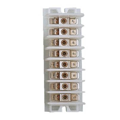 Klemmblock Verteilerleiste 8-fach