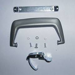 Kofferverschlu� mit Tragegriff silber f�r Cramer Grill
