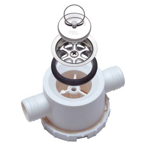 Ablaufgarnitur Doppelt, Ablauf � 25 mm