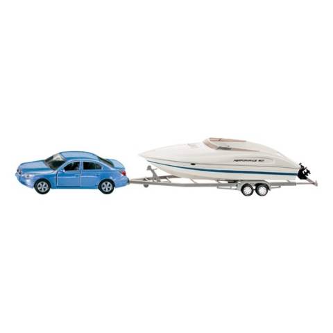 Siku Pkw mit Bootsanh�nger