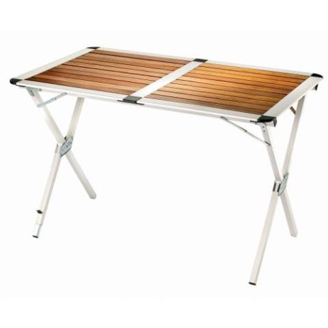Gelert GEMINI LARGE Bambus Alu Campingtisch