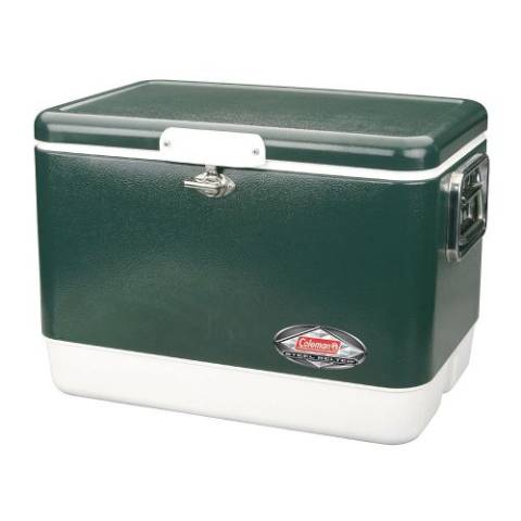 Coleman Steel Belted Cooler 54QT K�hlbox gr�n wei�