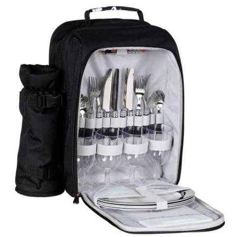 Easy Camp Montana Flower Picknick Rucksack schwarz