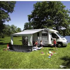 Fiammastore Markise F45 S Polarwei� - de Luxe grey
