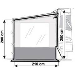 Fiamma Seitenmteil f�r Markise Caravanstore Side W Pro CS