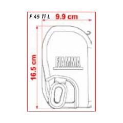Fiamma Markise F45 Ti L 500 - Titanium - de Luxe Grey