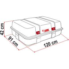 Fiamma Dachbox Ultra Box 3 Top, 400 Liter