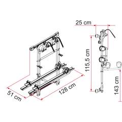 Fiamma Carry Bike Fahrradtr�ger Fiat Ducato ab 07 2006