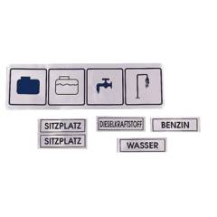 Hinweisschilder Set, 9-teilig