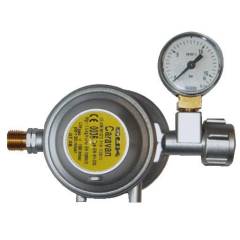 Gok Gasdruckregler EN 61 - 30mbar - 1,5 kg/h mit Manometer