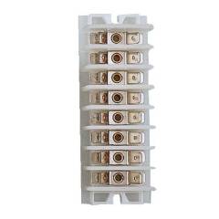 Klemmblock Verteilerleiste 8-fach