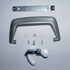 Kofferverschlu� mit Tragegriff silber f�r Cramer Grill