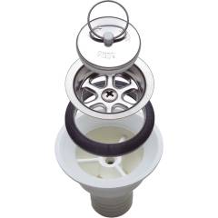 Ablaufgarnitur Gerade mit Ablauf � 20 mm