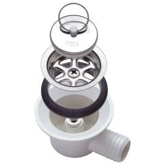 Ablaufgarnitur Gewinkelt, Ablauf � 20 mm