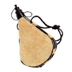 Feldflasche mit Leder�berzug