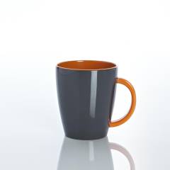 Gimex Henkelbecher Orange Grau