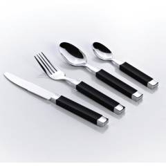 Gimex Quadrato Besteckset Black