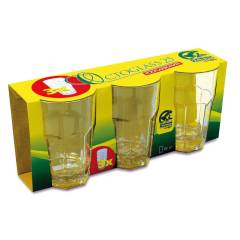 Trinkglas Set OCTAGLASS 3er Set