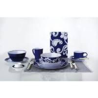 Geschirr Set Blue Navy