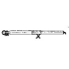 Dachhakenstange Alu - 25 mm - 160 - 260 cm