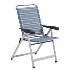 CRESPO Klappsessel Luxus, blau-karavan
