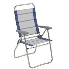 dukdalf Lambada Campingstuhl blau grau
