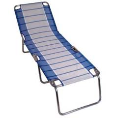 dukdalf FLAMENCO SUPER Sonnenliege blau grau