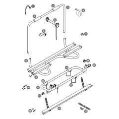 Befestigungsband f�r Omnibike Fahrradtr�ger