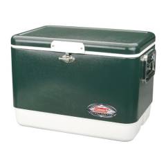 Coleman Steel Belted Cooler 54QT K�hlbox gr�n wei�