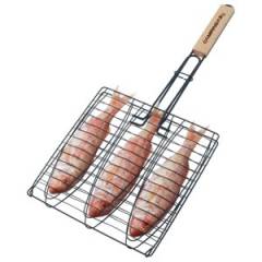 Campingaz Fischbr�ter mit Holzgriff f�r 3 Fische