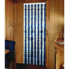 Chenille T�rvorhang Flauschvorhang 100 x 205 cm - f�r Zelt und Balkon