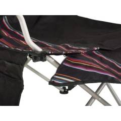 Outwell Windsor Hills Faltstuhl mit Beinauflage schwarz