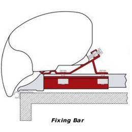 Fiamma Adapter fr Markise F65 und F65 S - Fixing Bar