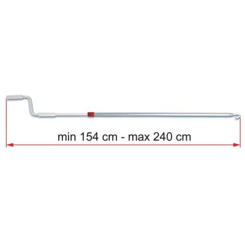 Markisenkurbel teleskopierbar - Lnge 135 - 240 cm