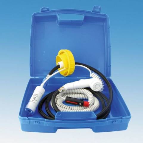 Spiral Mobildusche 12 Volt