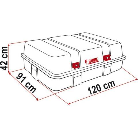 Fiamma Ultra Box 2 Top Dachbox - 400 Liter