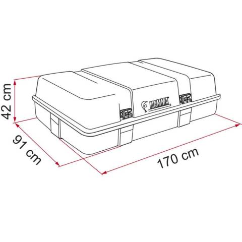 Fiamma Ultra Box 3 Top Dachbox - 520 Liter