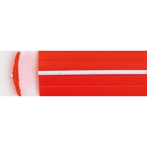 Leistenfller uni - 12 mm - rot/wei Tabbert