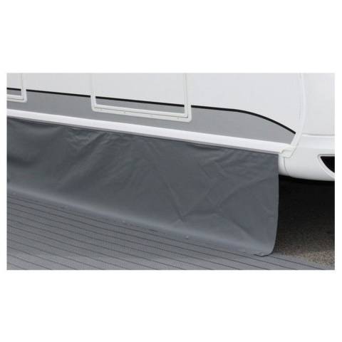 PVC Bodenschürze 75 cm - dunkelgrau - 5 m
