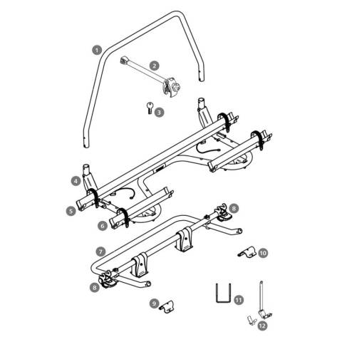 Schienenbgel Thule Caravan Superb