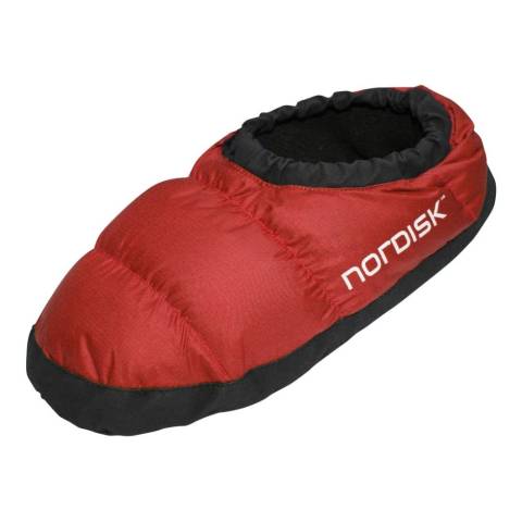 Nordisk Mos Down Shoes - rot - Gre XS