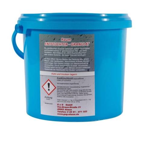 Luftentfeuchter Granulat 5 Liter Eimer Raumentfeuchter