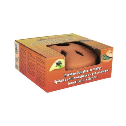 Favorit Insektenspirale - Terrakotta Räuchertopf