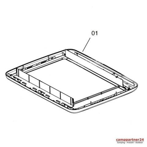 Dometic Seitz Midi-Heki Innenrahmen ohne Anbauteile