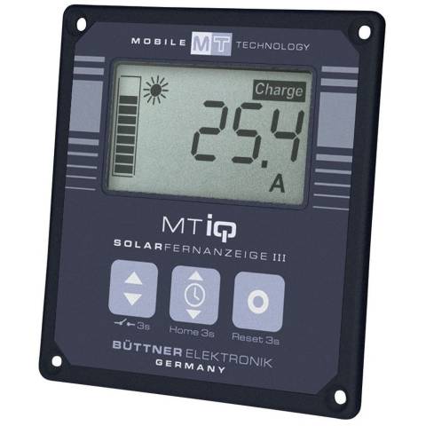 Büttner Elektronik MT Solar-Fernanzeige III schwarz