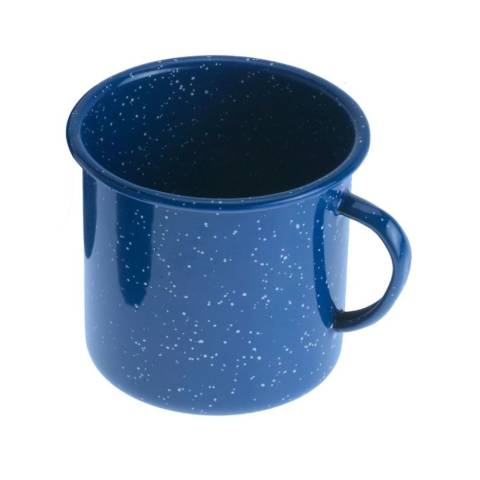 GSI Emaille Tasse 350 ml in blau